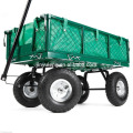 popular heavy load capacity assembled Garden wagon tool cart for Yard Farm Firewood Beach Landscaping